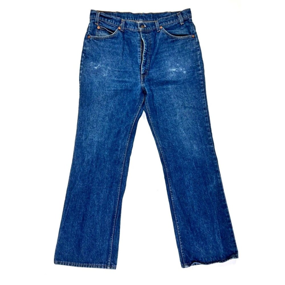 Vtg 80s Levis 517 0217 Orange Tab Mens 38x31 Jeans High Waisted Boot Cut